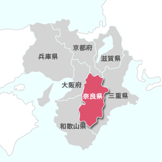 近畿(奈良)地図
