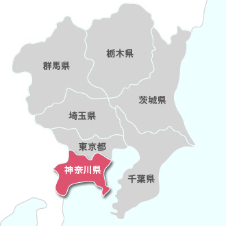 関東(神奈川)地図