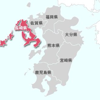 Japan Image 九州 地図