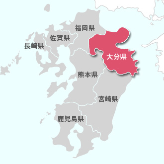 九州(大分)地図