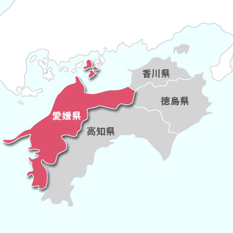 四国(愛媛)地図